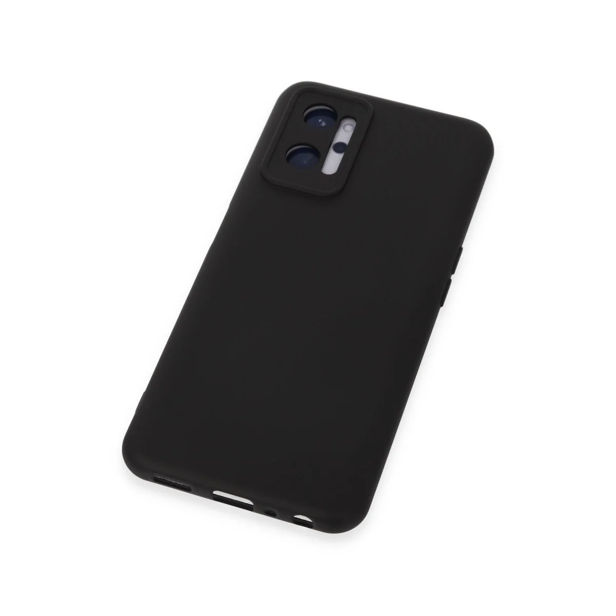 Realme 9i 4g Kılıf Nano İçi Kadife Silikon - Siyah görsel 4