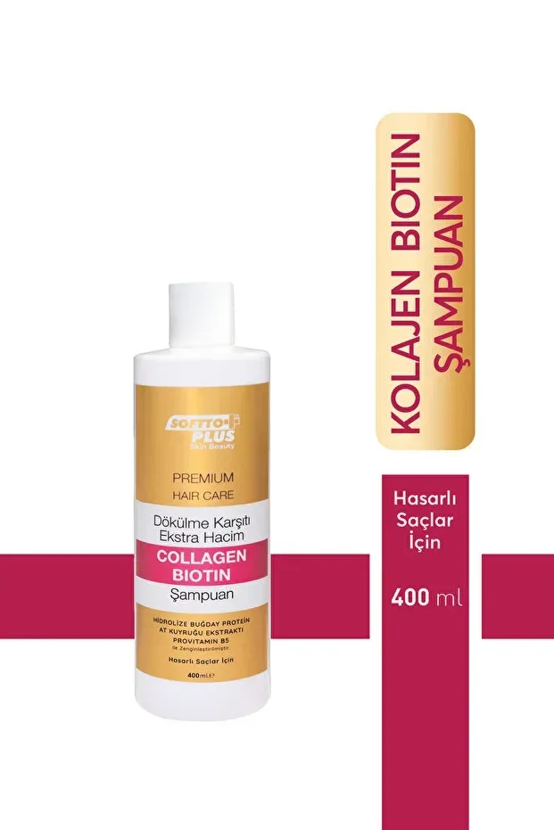 Softto Saç Bakım Şampuanı 400 Ml - Kolajen-bıotın 400 Ml