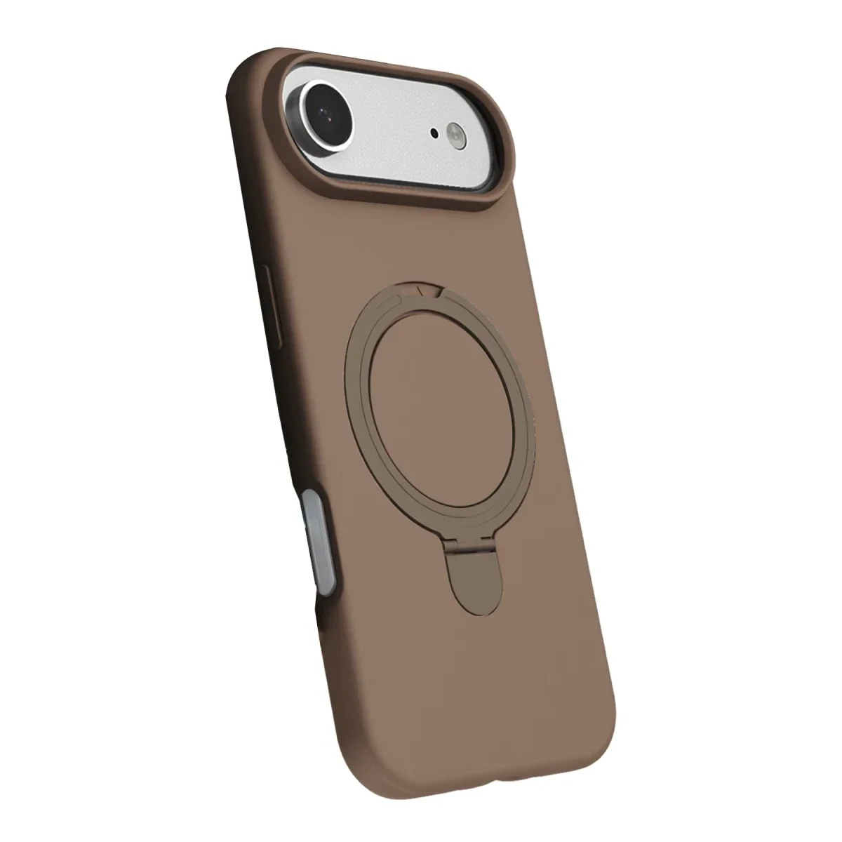 Apple iPhone 17 Air Regal Magsafe Standlı Kapak - Çöl Titanyum görsel 3