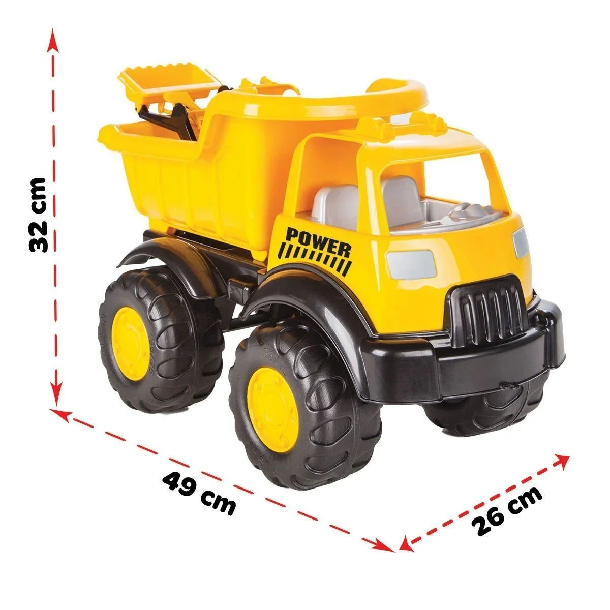 06 518 Power İş Makineli Kamyon -Pilsan Oyuncak görsel 3