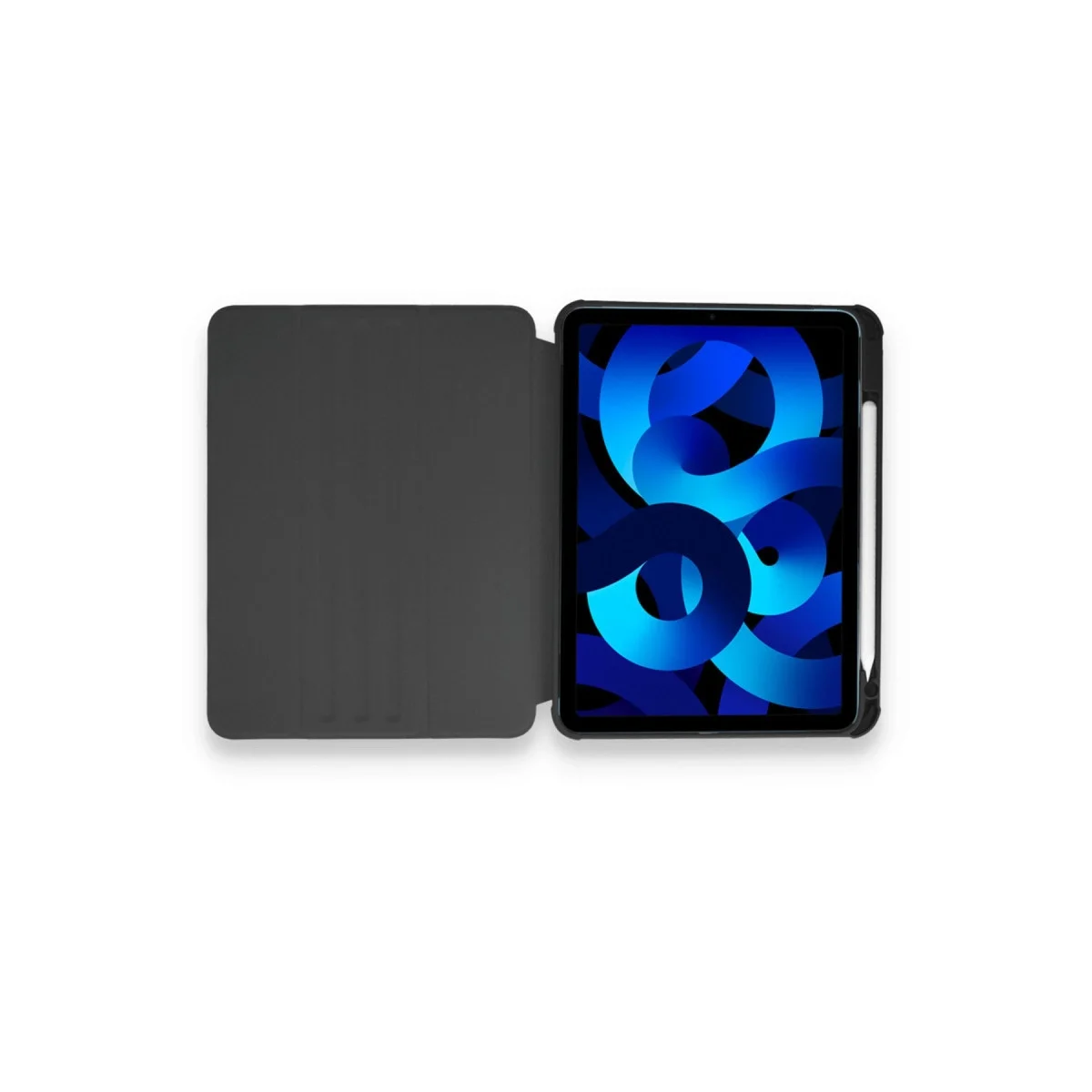 Apple İpad Pro 11 (2021) Kılıf Ling 360 Kalemlikli Tablet Kılıf - Siyah görsel 4