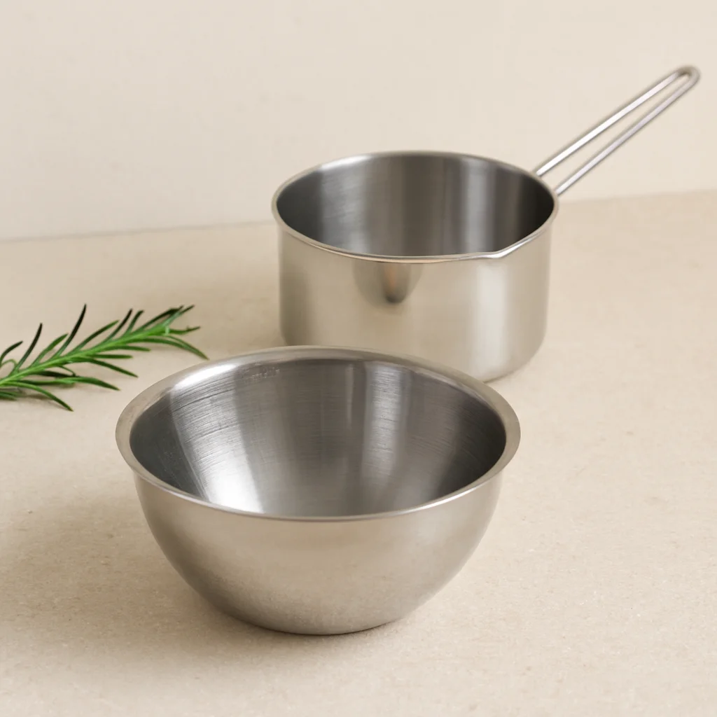 Paslanmaz Çelik 2'li Sosluk ve Sütlük Seti (14cm & 17cm)