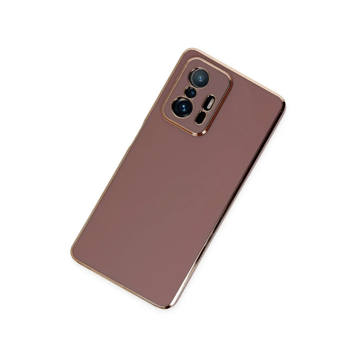 Xiaomi Mi 11t Pro Kılıf Volet Silikon - Kırmızı görsel 3