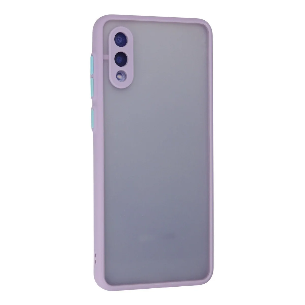 Samsung Galaxy A02 Kılıf Montreal Silikon Kapak - Mor görsel 3