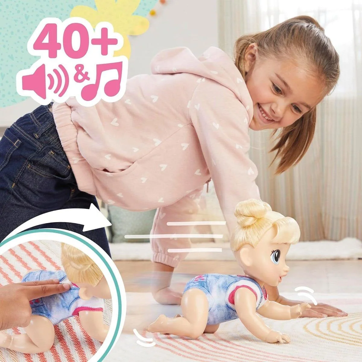 F9709 Baby Alive Emekleyen Bebeğim +3 yaş görsel 5