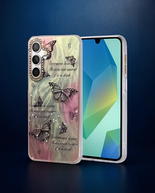 Samsung Galaxy A25 5g Kılıf Blade Aynalı Desenli Kapak - Desen 6