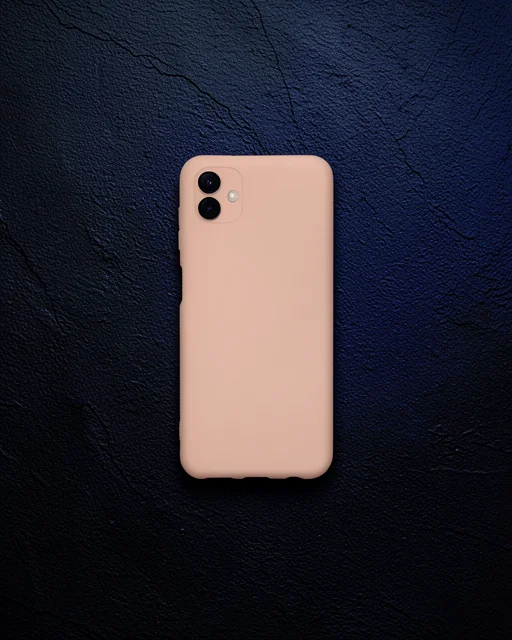Samsung Galaxy A04 Kılıf Nano İçi Kadife Silikon - Pudra