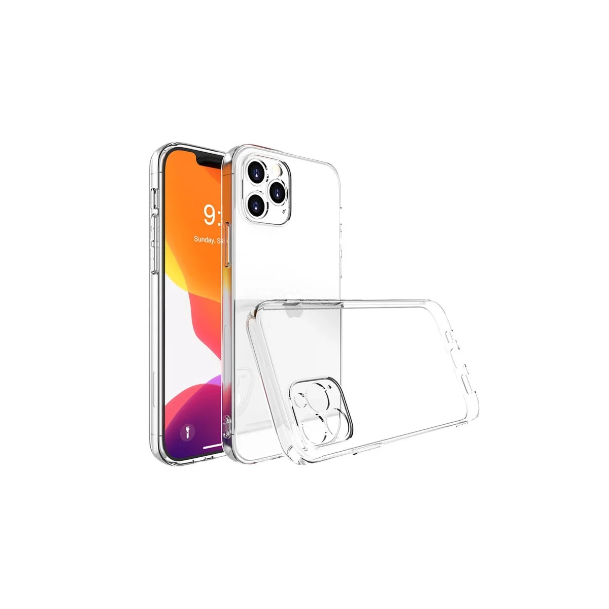 Apple İphone 15 Pro Max Kılıf Lüx Şeffaf Silikon