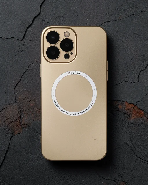 Apple İphone 14 Pro Max Kılıf Jack Magneticsafe Lens Silikon - Gold