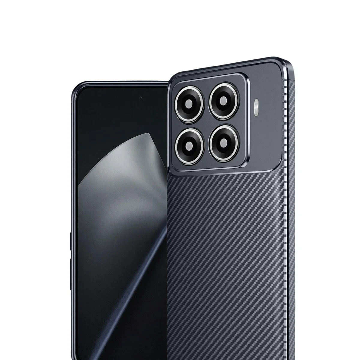 Xiaomi Mi 15T Pro Auto Focus Karbon Kapak - Lacivert görsel 2