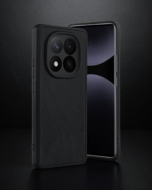 Xiaomi Redmi Note 14 Pro 5g Kılıf Aras Deri Kapak - Siyah