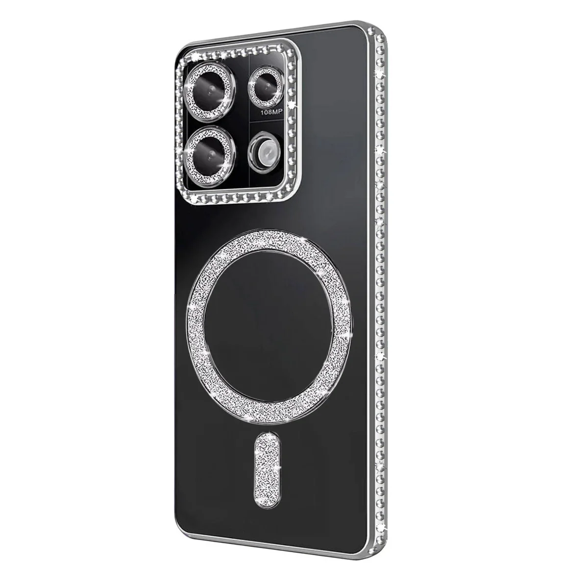 Xiao Red 13c Joke Simli Magneticsafe Kılıf - Gümüş görsel 3