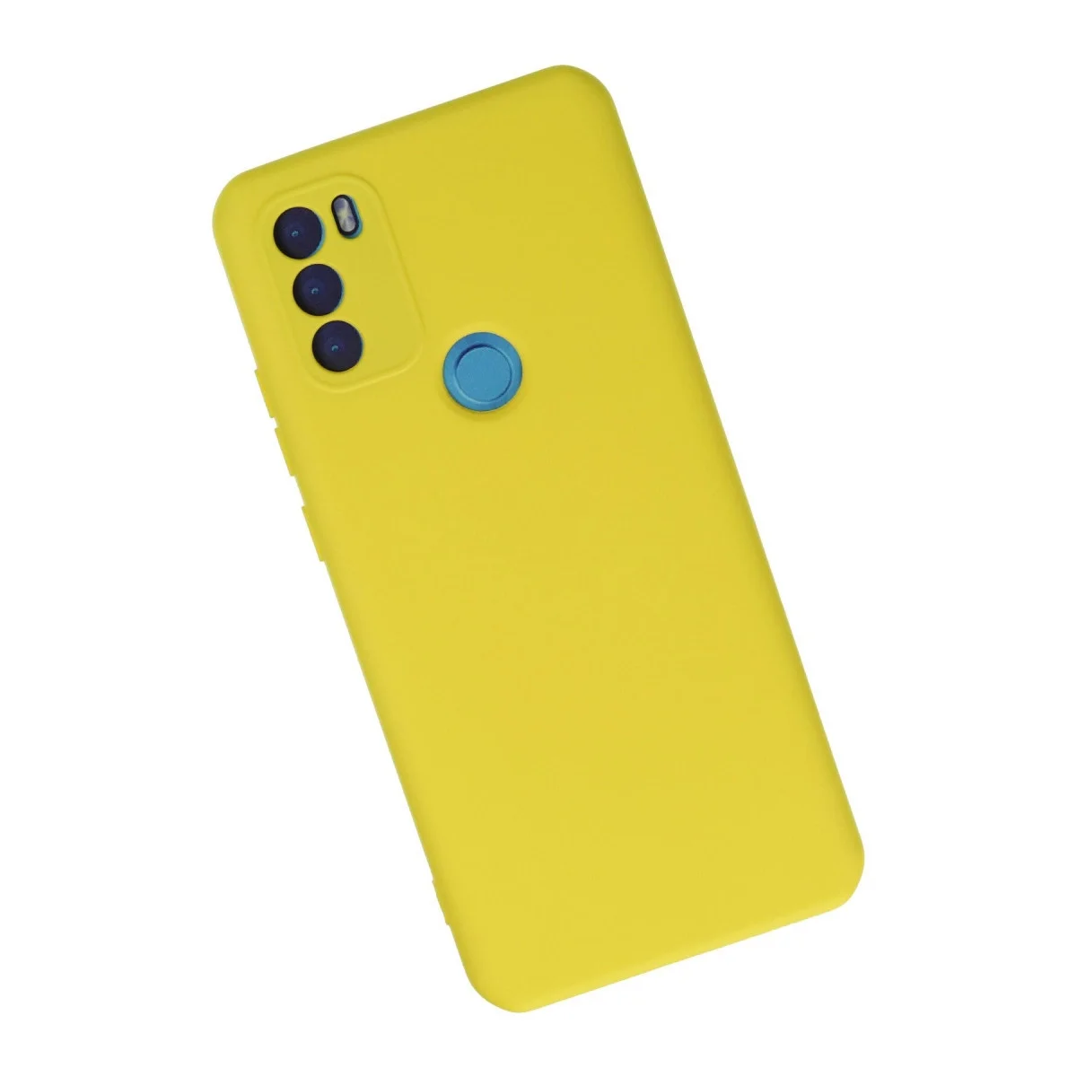 General Mobile Gm 21 Plus Kılıf Nano İçi Kadife Silikon - Sarı görsel 3