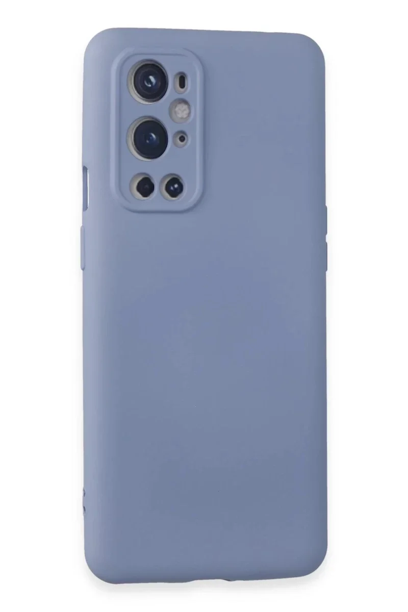 One Plus 9 Pro Kılıf Nano içi Kadife Silikon - Mor