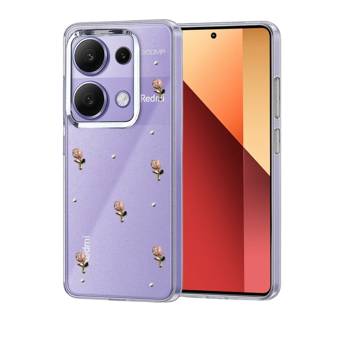 Xiaomi Redmi Note 13 Pro 4G Fiyonk Desenli Kapak - Desen 6