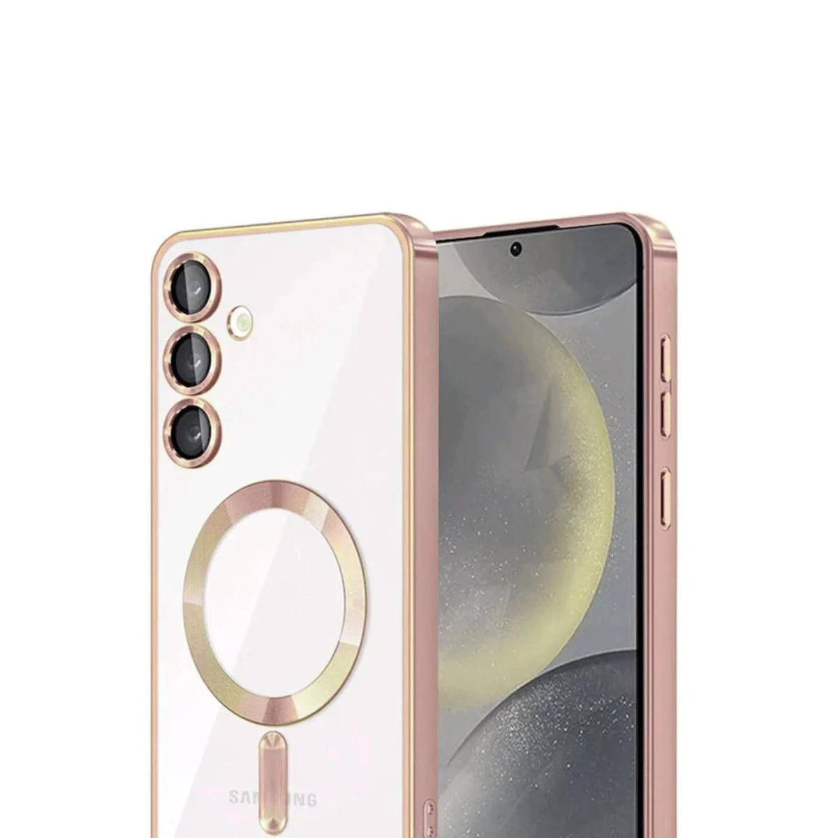Samsung Galaxy A55 5g Kross Magneticsafe Kapak - Rose görsel 2