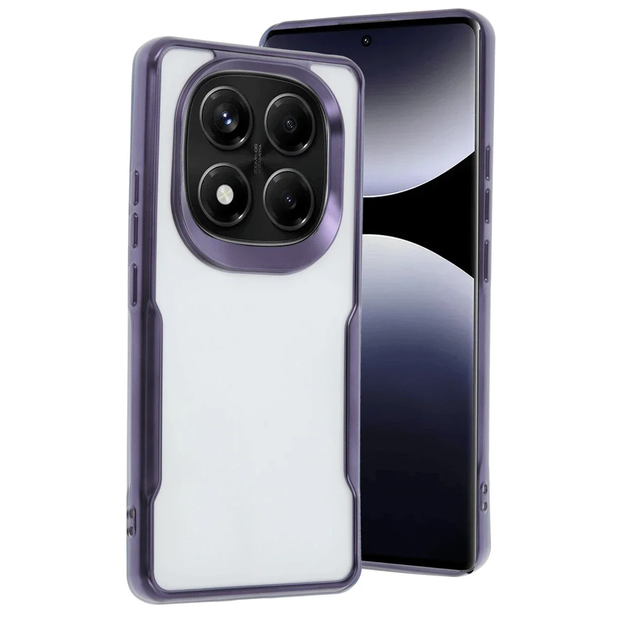 Xiaomi Redmi Note 14 Pro 5G Kılıf Boyi Silikon Kapak - Derin Mor