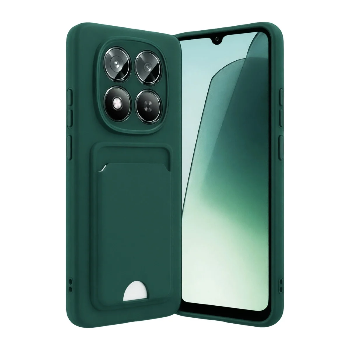 Xiaomi Redmi Note 15 Pro 4g Kelvin Kartvizitli Silikon - Koyu Yeşil