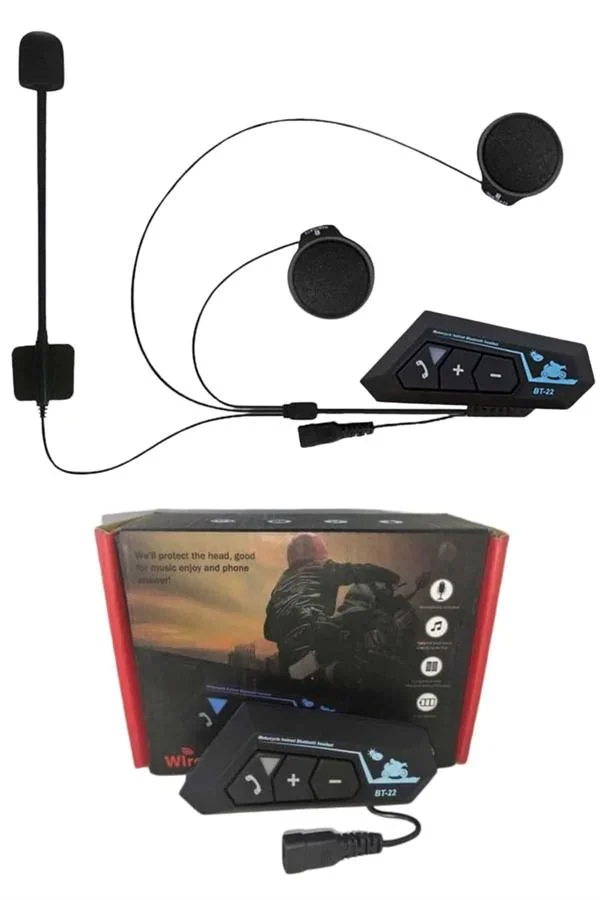 Yeni Nesil Dinleme Ve Konuşma Özellikli Intercom Kask Kulaklığı 5.0 Bluetooth görsel 5