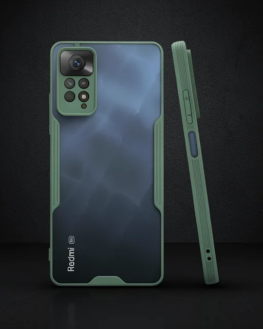 Xiaomi Redmi Note 11 Pro Kılıf Platin Silikon - Yeşil