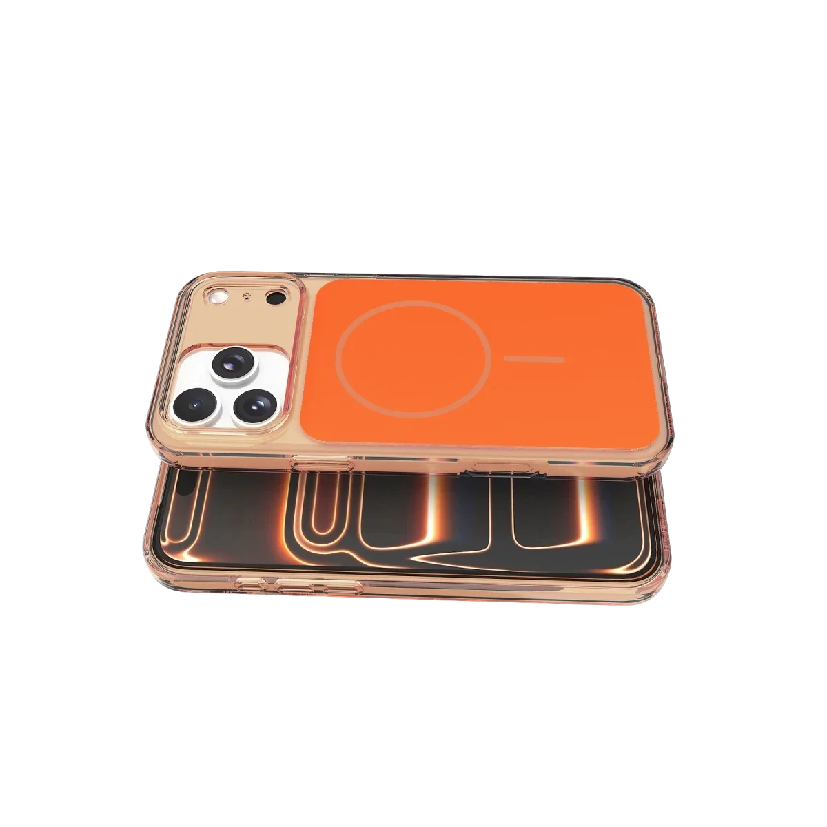 Joko Apple iPhone 17 Pro Max Bruma Magsafe Kapak - Turuncu görsel 3