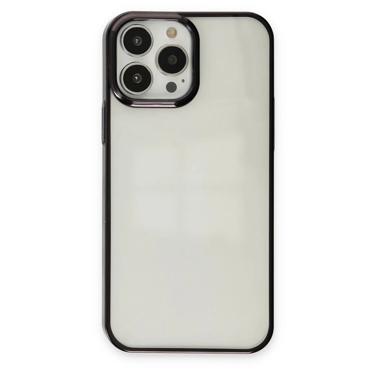 Apple İphone 13 Pro Max Kılıf Element Silikon - Siyah