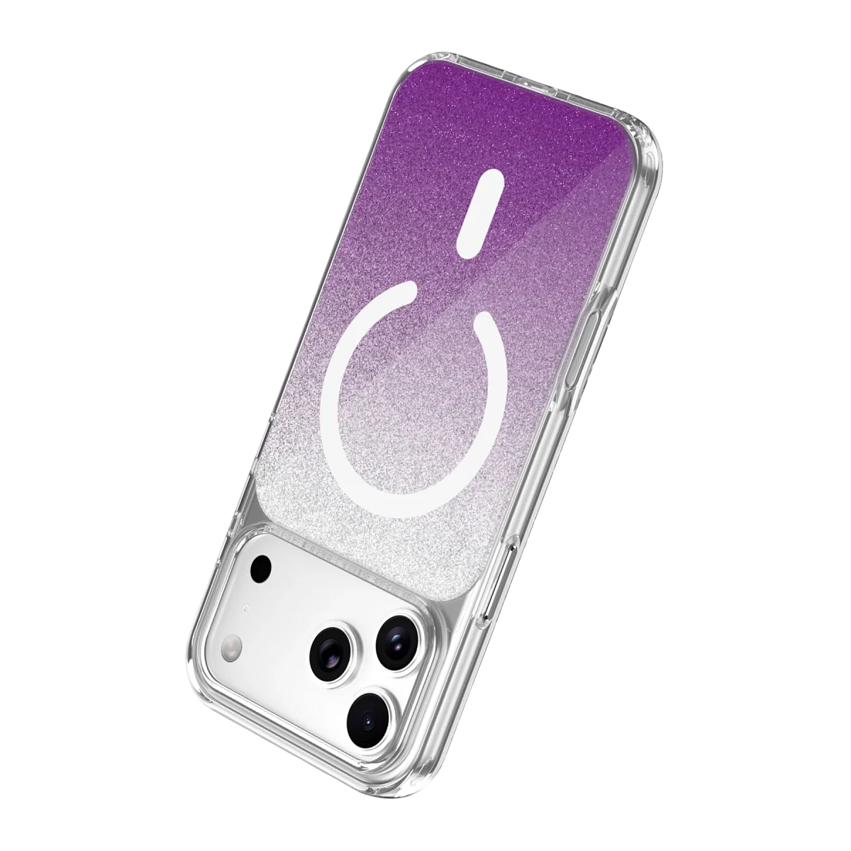 Onegif Apple İphone 17 Pro Sora Simli Magsafe Kapak - Mor görsel 4