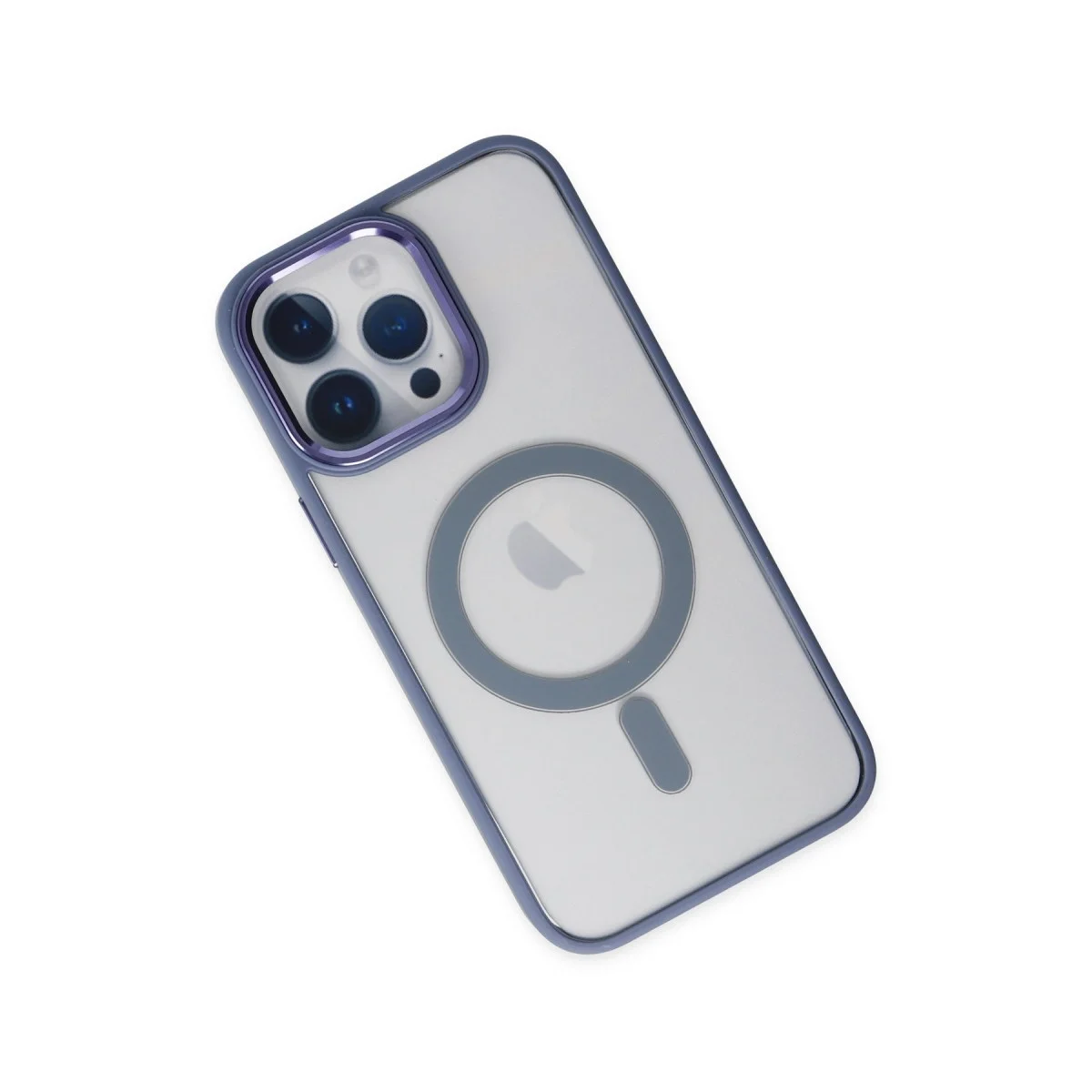 Apple İphone 14 Pro Kılıf Room Magneticsafe Silikon - Sierra Blue görsel 3