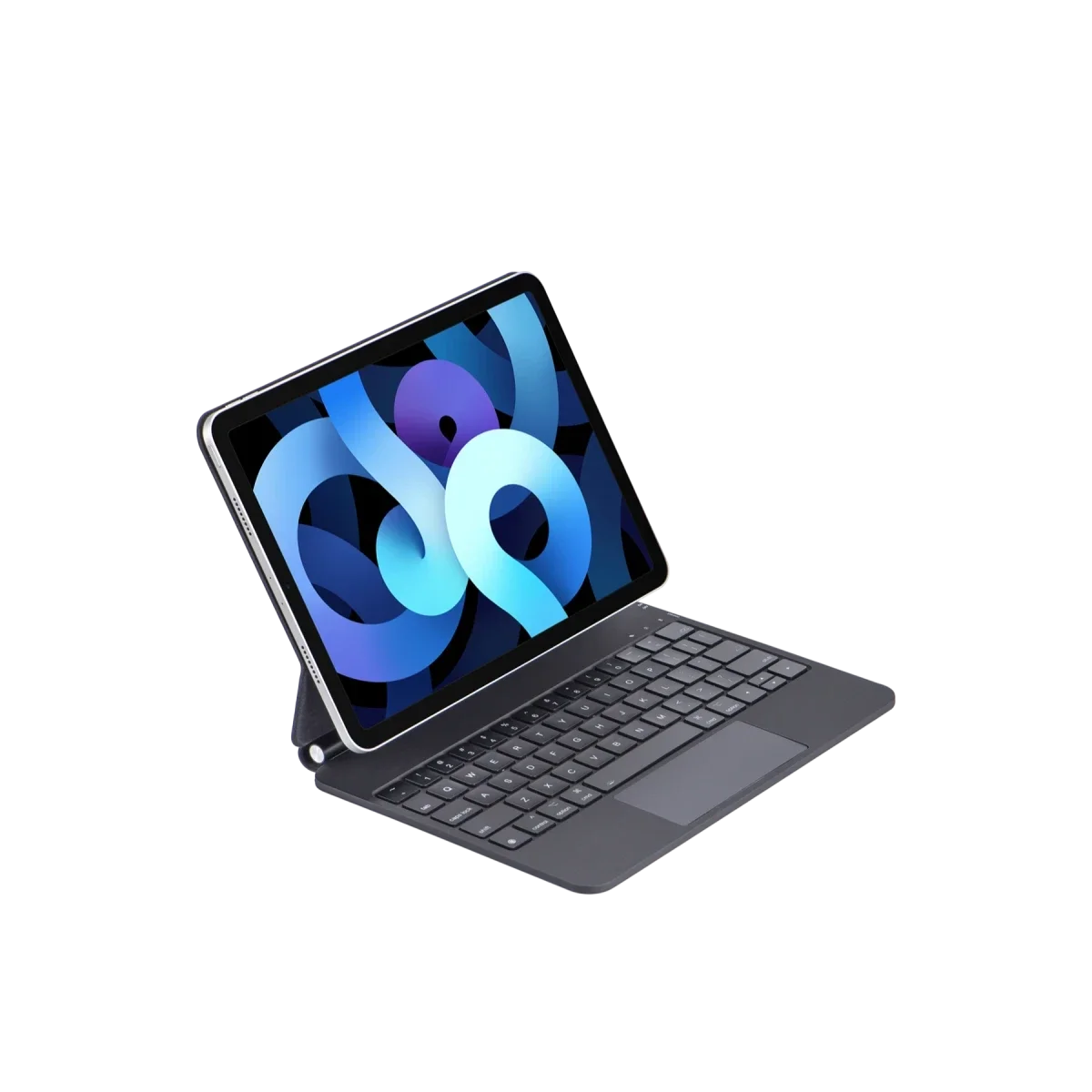 Apple iPad 2025 10.9 10.Nesil (A16) Kılıf X8 Magic Manyetik Klavyeli Tablet Kılıfı - Siyah görsel 4