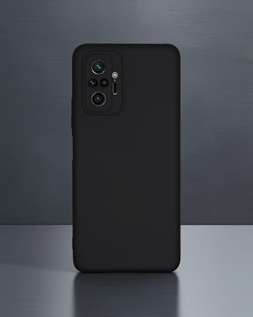Xiaomi Redmi Note 10 Pro Kılıf First Silikon - Siyah