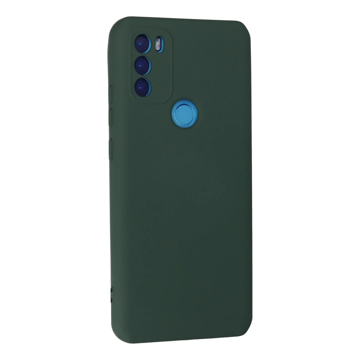 General Mobile Gm 21 Plus Kılıf Nano İçi Kadife Silikon - Koyu Yeşil görsel 3