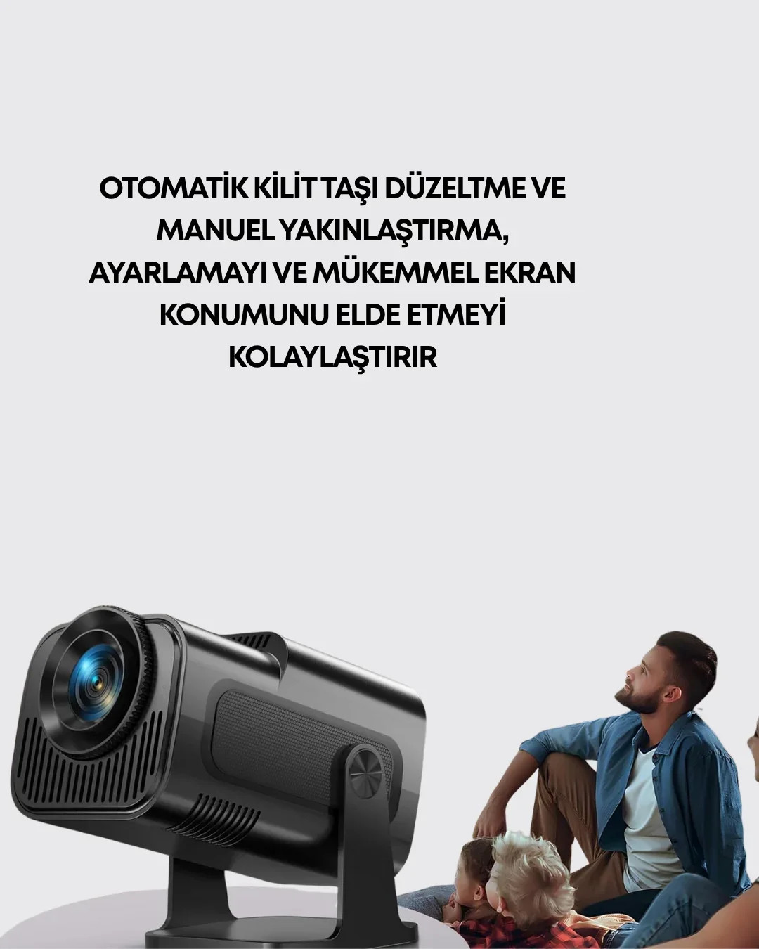 1080P Full HD Çözünürlük ve 4K Destekli Projektör görsel 4