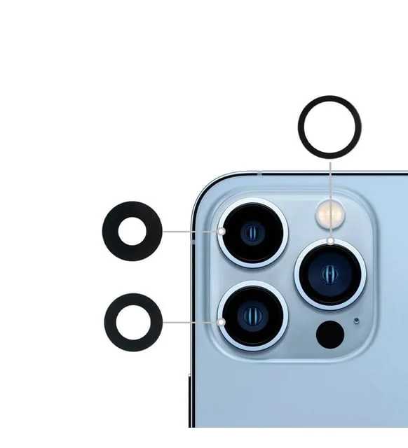 iPhone 13 Pro Kamera Camı Lensi Seti görsel 2