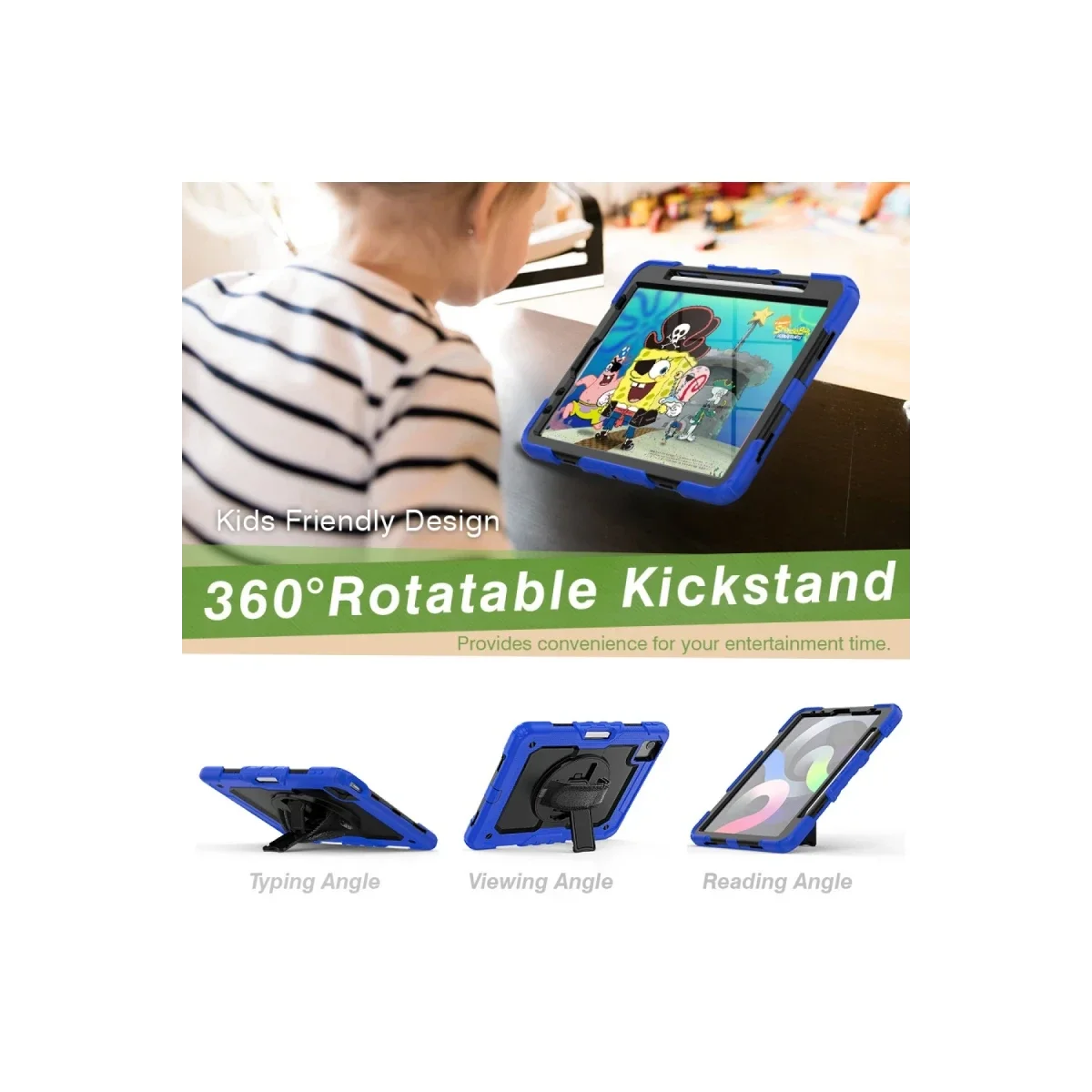 Apple iPad Pro 11 (2020) Kılıf Pars Tablet Kapak - Mavi görsel 4
