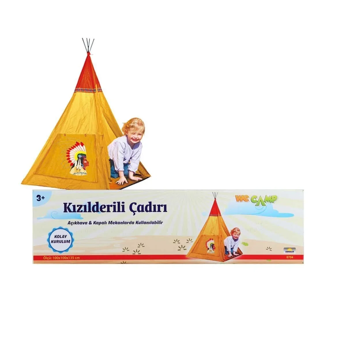1008704 Sun-ıpl-wcm-çadır Kızılderili 100X100X135CM
