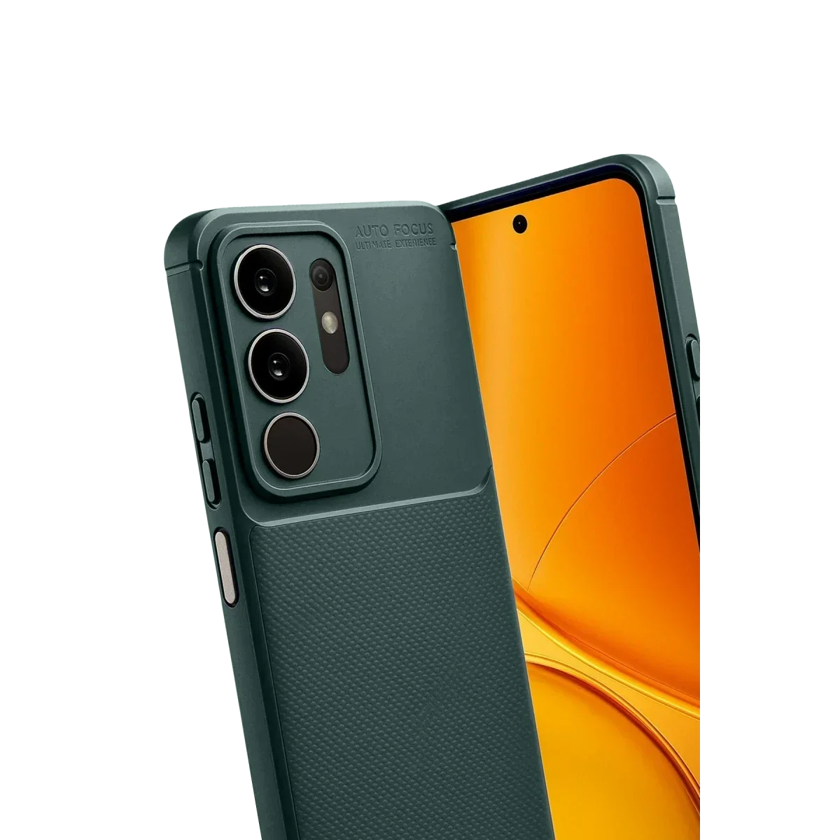 Vivo Y29 4G Auto Focus Karbon Kapak - Koyu Yeşil görsel 2