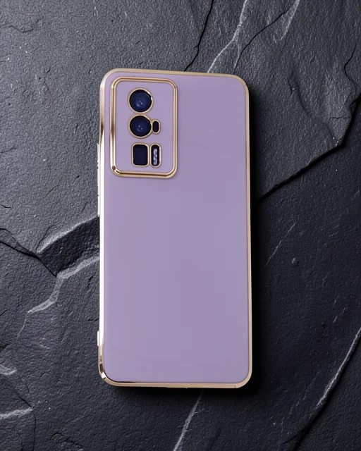 Xiaomi Poco F5 Pro Kılıf Volet Silikon - Mor