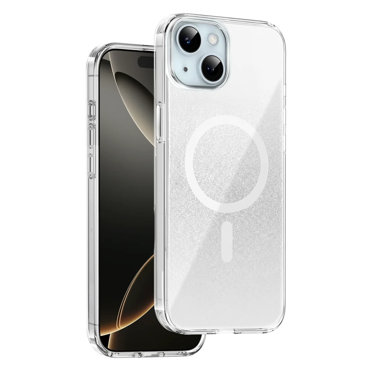 Onegif Apple iPhone 14 Sora Simli Magsafe Kapak - Beyaz