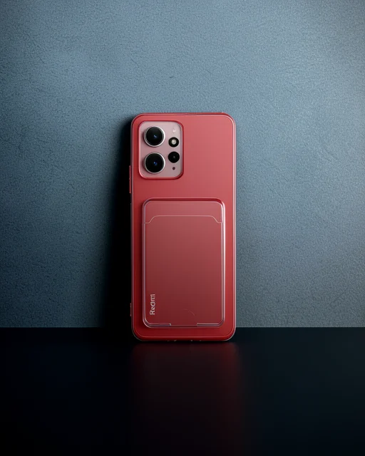 Xiaomi Redmi Note 12 4g Kılıf Kart Şeffaf Silikon - Şeffaf