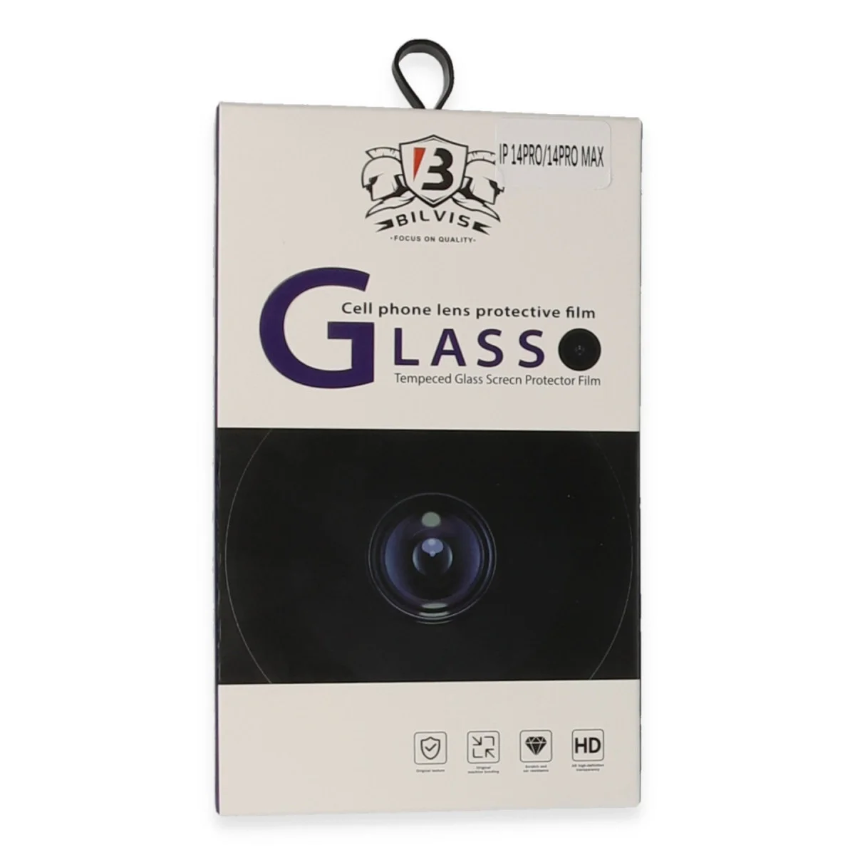Apple İphone 14 Pro Max Bilvis Titan Kamera Lens - Siyah görsel 3