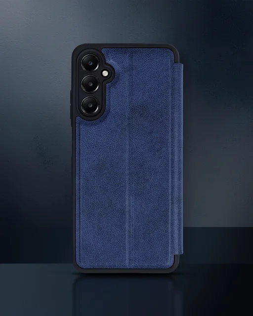 Samsung Galaxy A55 5g Kılıf Flip Cover - Lacivert