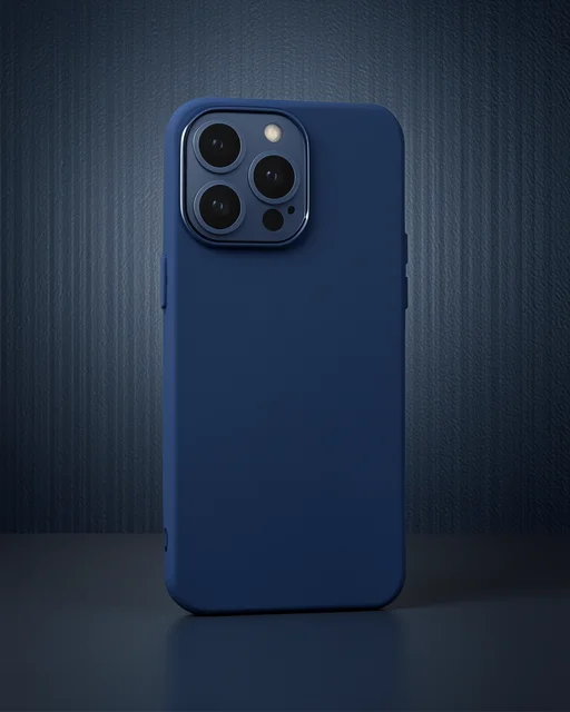 Apple İphone 15 Pro Max Kılıf Puma Silikon - Lacivert