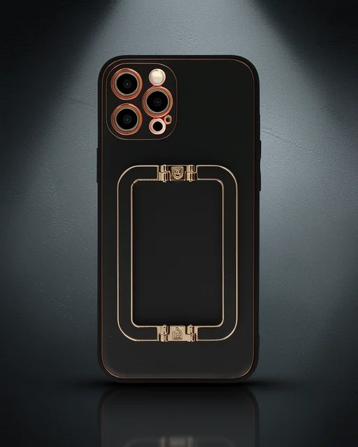 Apple İphone 12 Pro Kılıf Coco Elit Kapak - Siyah
