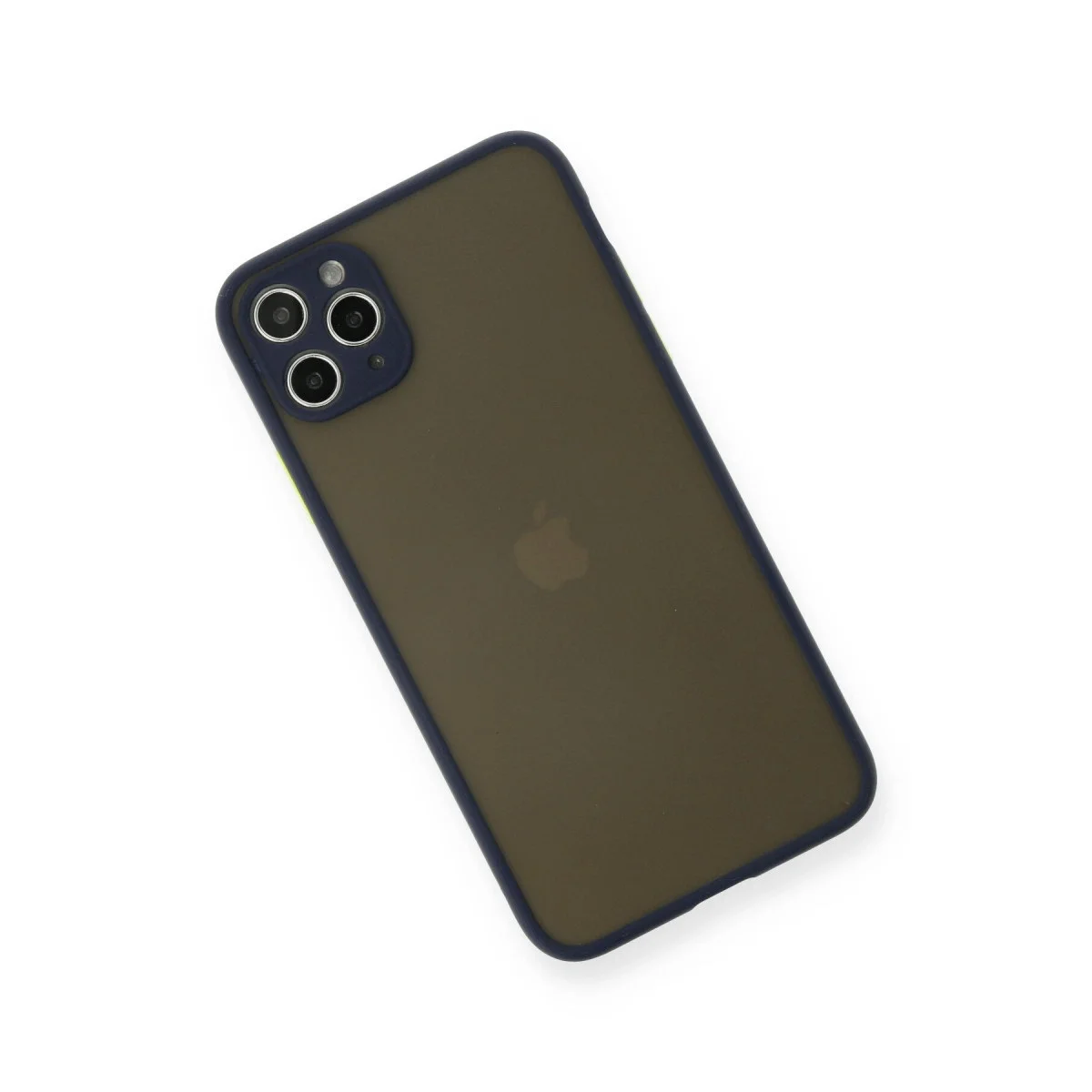 Apple İphone 11 Pro Max Kılıf Montreal Silikon Kapak - Lacivert görsel 3