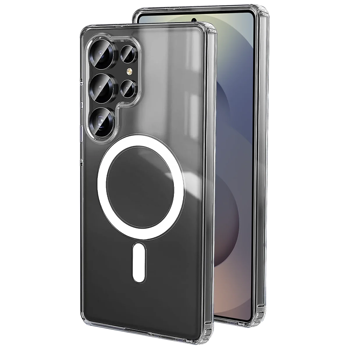 Samsung Galaxy S26 Ultra Magneticsafe Şeffaf Silikon - Şeffaf
