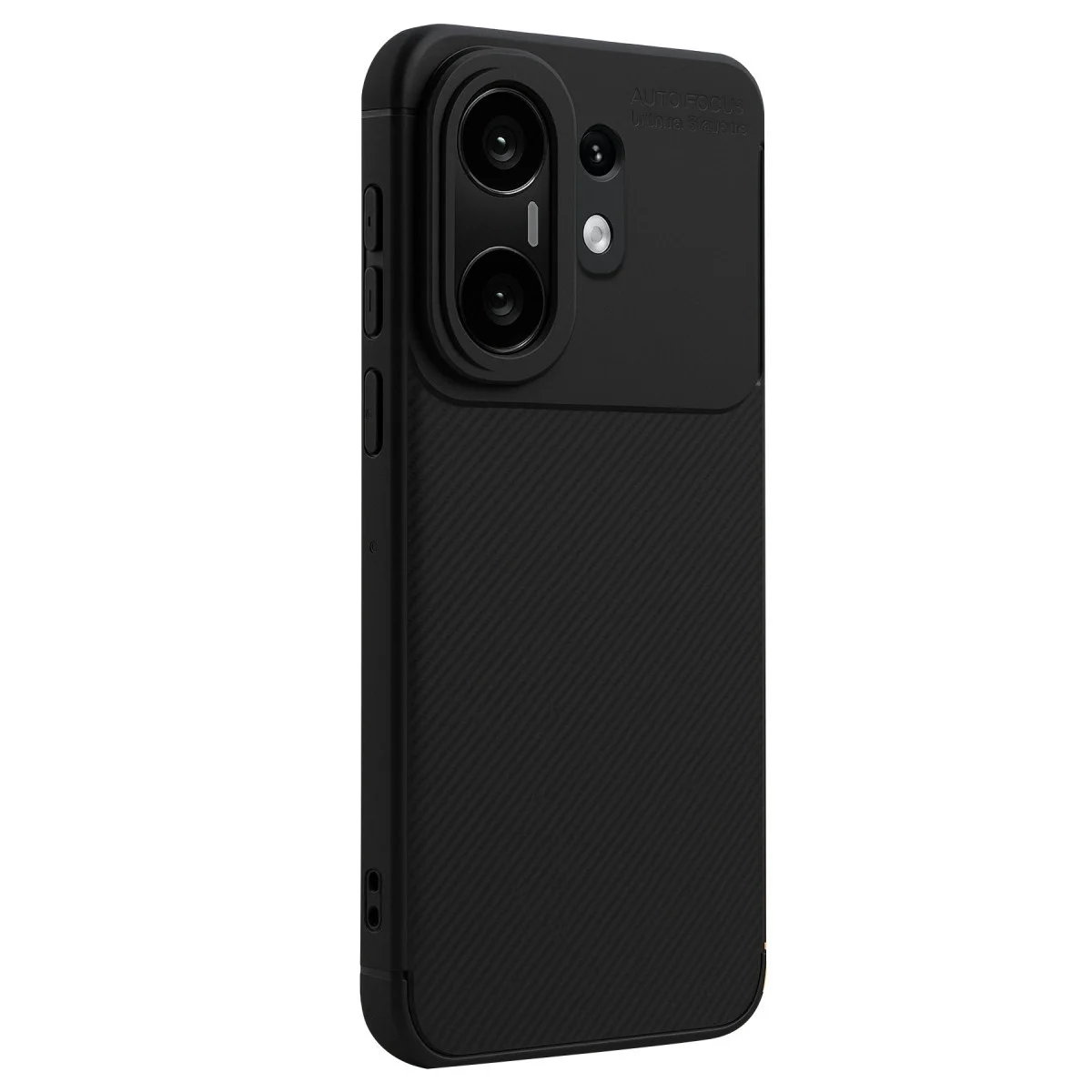 Vivo X200 Fe Auto Focus Karbon Kapak - Siyah görsel 2