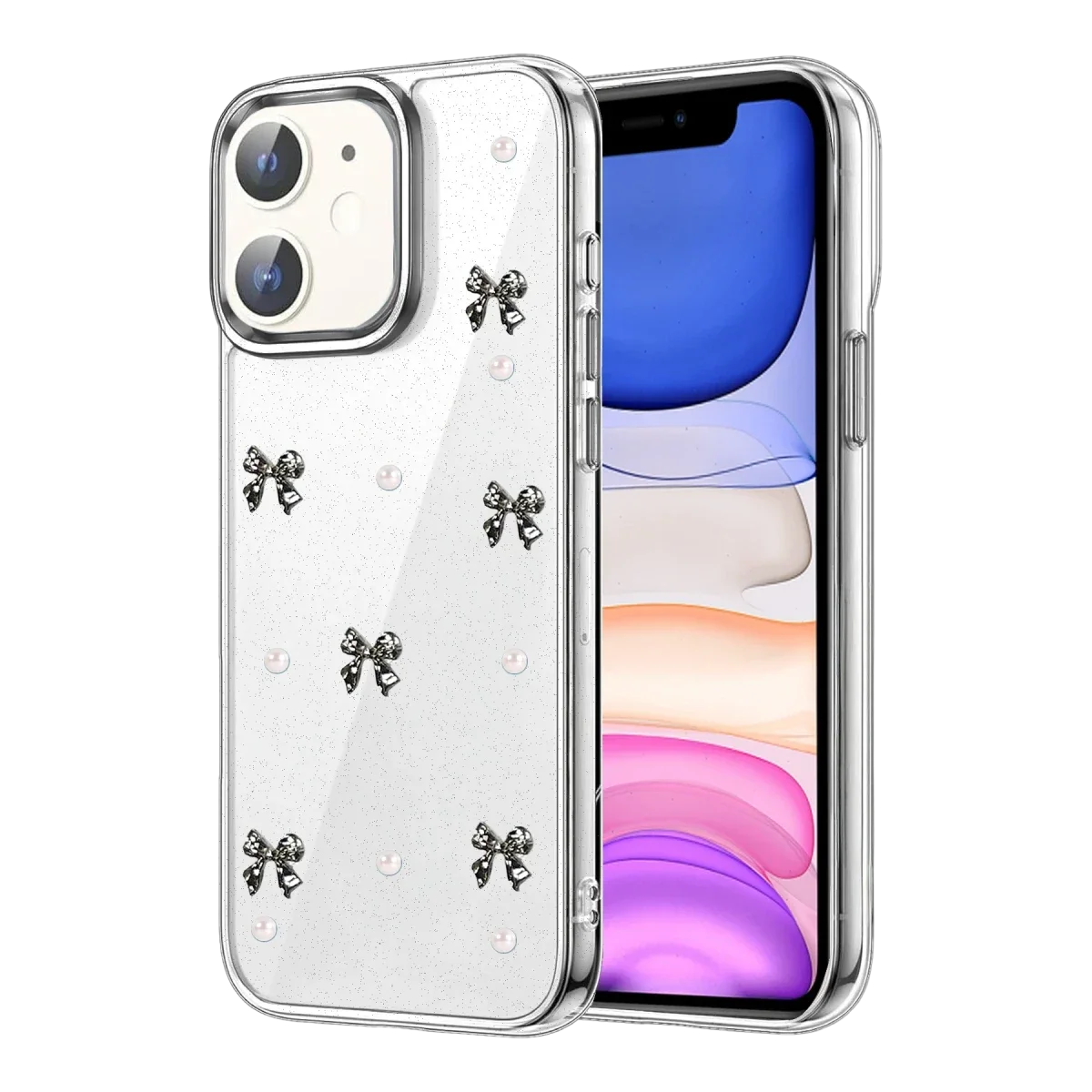 Apple iPhone 11 Fiyonk Desenli Kapak - Desen 8