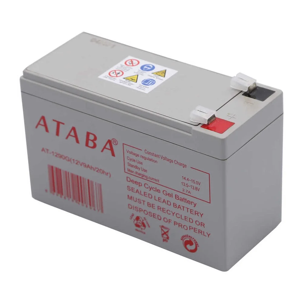 AT-1290 12V 9Ah Jel Akü görsel 2