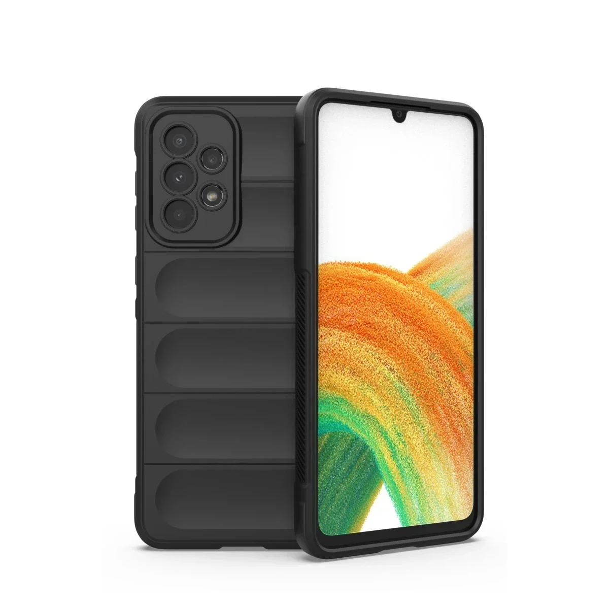 Samsung Galaxy A33 5G Kılıf Optimum Silikon - Siyah