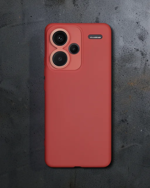 Xiaomi Redmi Note 13 Pro Plus Kılıf Nano İçi Kadife Silikon - Pudra